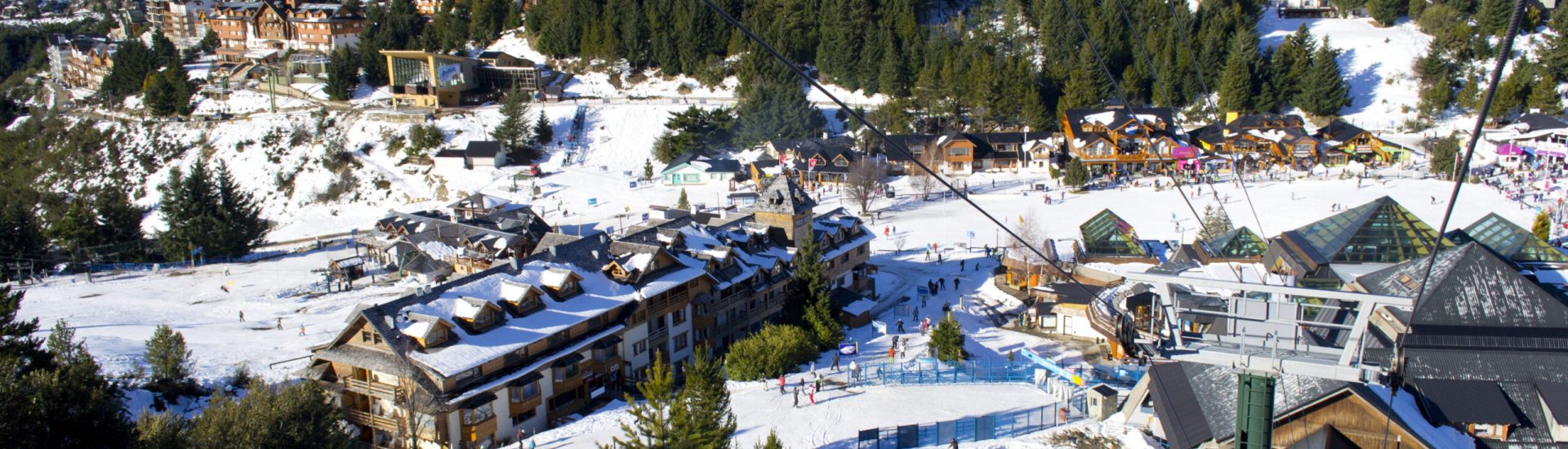Bariloche, AR, view from above. a charming landscape